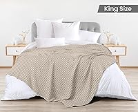 Vista 210 de Utopia Bedding Sage Green 100% Cotton Waffle Blanket 300 GSM [Full - 90x84 Inch] Soft Lightweight Breathable Bed Blanket for All Season