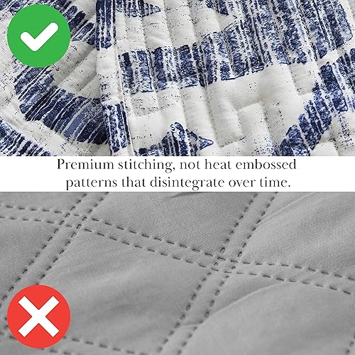 Miniatura 5 de Southshore Fine Living, Inc. Khari - Juego de ropa de cama tamaño Queen de gran tamaño, colcha ligera de 3 piezas y 2 fundas de almohada a juego,