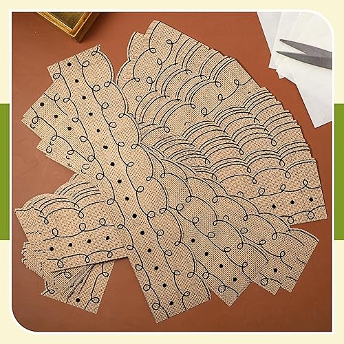 Miniatura 10 de 44 piezas de cuadritos y puntos troquelados, borde de tablón de anuncios, bordes de garabatos y puntos con 15 hojas de puntos de pegamento para