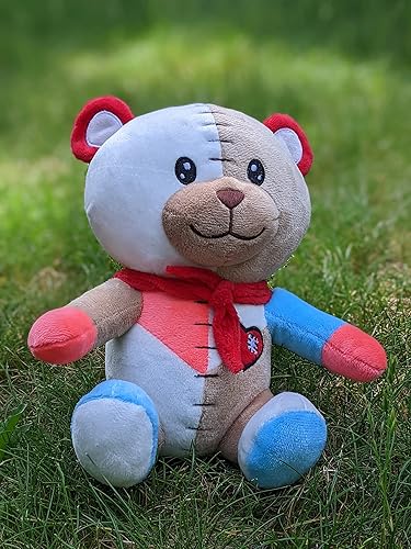 Miniatura 5 de SCP 2295 - Peluche SCP 2295 de 8 pulgadas, oso de peluche de retazos, juguete de peluche aterrador de terror, fundación SCP juguetes de peluche para