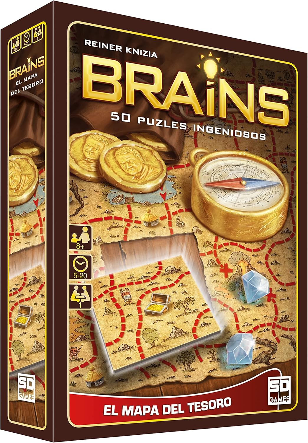 SD Games- Brains Treasure Map (SDGBRAINS02)