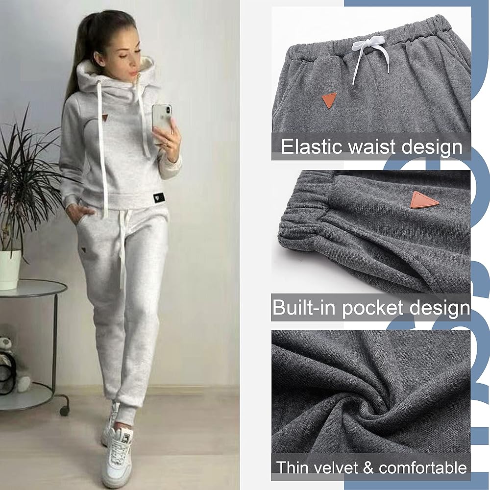 Set da tuta da donna casual, a maniche lunghe