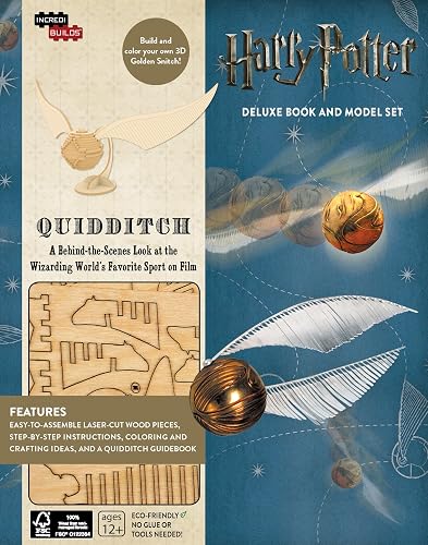 INCREDIBUILDS: HARRY POTTER: QUIDDITCH DELUXE BOOK AND MODEL SET