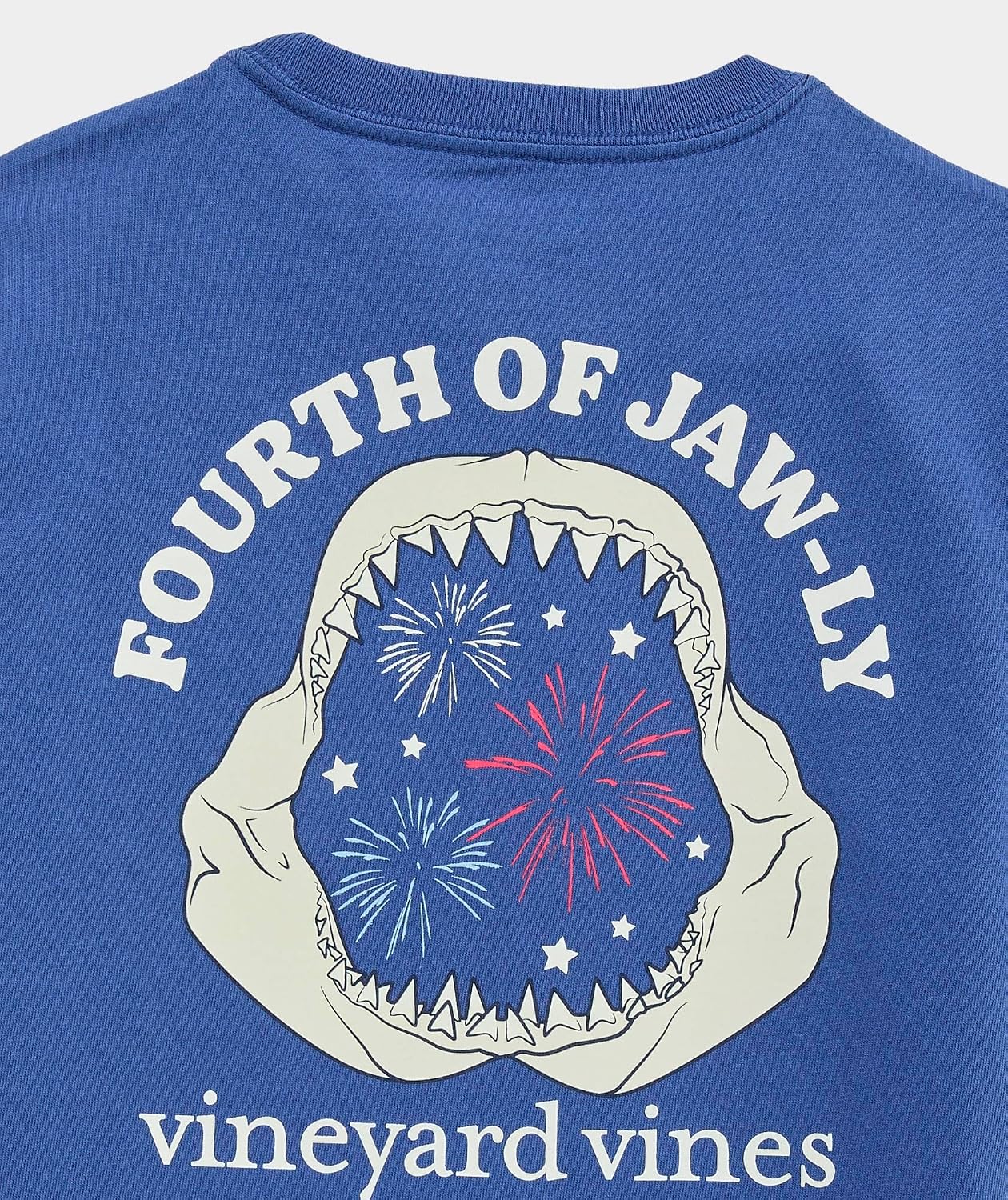 Vineyard Vines Boys' Fourth of Jaw-ly Short-Sleeve Pocket Tee