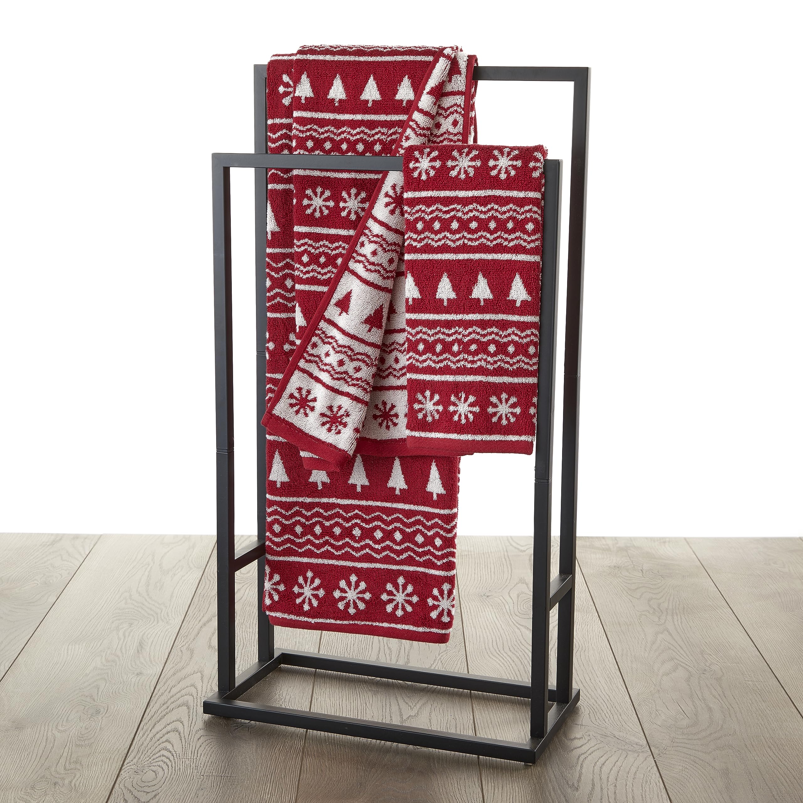 Amazon.com: SKL Home Winter/Christmas Fair Isle Hand Towel 2pc Set