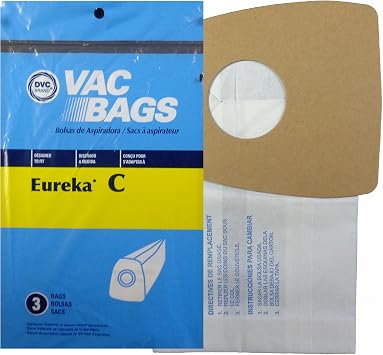 Type C Eureka Vacuum Cleaner Replacement Bag 3 Pack