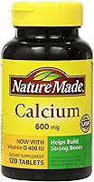 Vista 13 de Nature Made Calcio 600 mg con Vitamina D3, suplemento dietético para el apoyo óseo, 220 tabletas (paquete de 1)