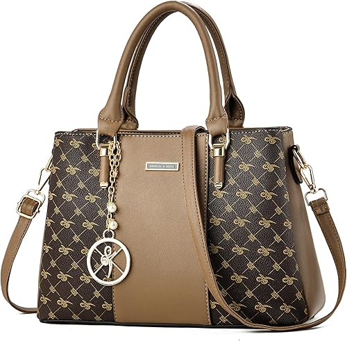 Miniatura 21 de KURGOOL Bolsos y bolsos de mano para mujer, bolso de hombro con asa superior, bolsa de mensajero para mujer