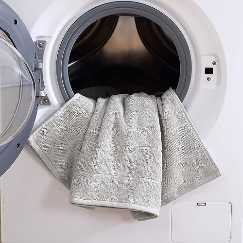 Miniatura 6 de Tommy Bahama - Toallas de baño, juego de toallas de algodón absorbentes y resistentes a la decoloración, decoración de baño de moda (gris islanda, 2