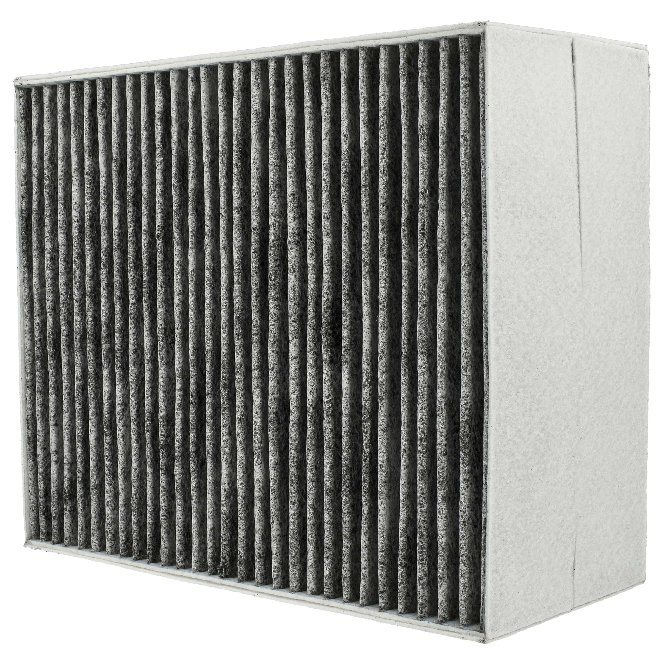 vhbw 2x filtro a carboni attivi sostituisce Siemens LZ56600, LZ56200 per cappe aspiranti - 22,7 x 18,9 x 10 cm