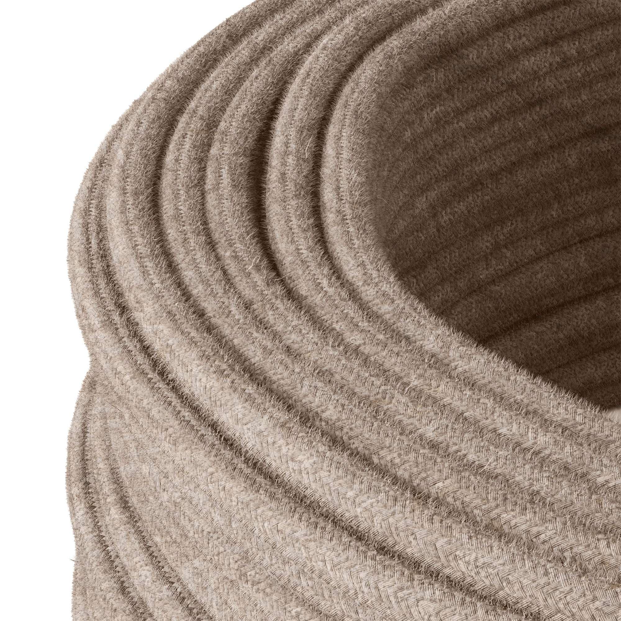 Kabel tekstylny do elastycznej instalacji elektrycznej (H05VV-F), kabel materiałowy 3 x 1,5 mm², kabel tekstylny natynkowy, kabel instalacyjny, linka - 20 metrów