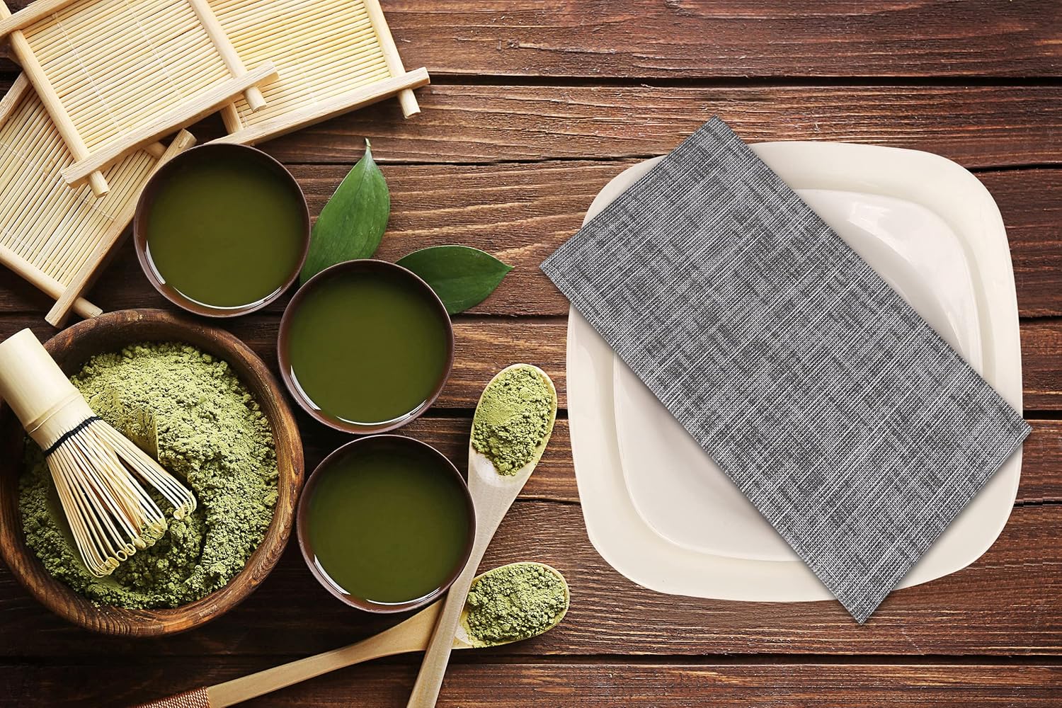 Ruvanti Kitchen Cloth Napkins 12 Pack 100% Cotton 20 X 20 Inch Grey Slub Fabric Dinner Napkins , Soft , Comfortable , washable Linen Napkins for Family Dinners , Weddings , Cocktail Parties & Home Use : Home & Kitchen