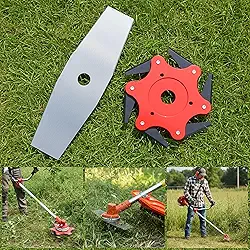 Kit 2 Lâminas Para Roçadeiras Facão Disco Corte 6 Pontas 20mm Stihl