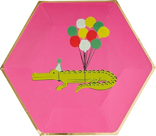 Miniatura 5 de C.R. Gibson Platos de almuerzo de animales para fiestas, 8 unidades (TW13-25362)