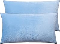 Vista 138 de NTBAY 1 paquete de funda de almohada corporal de terciopelo con cremallera, súper suave y acogedora, de franela mullida de lujo de 20 x 54 pulgadas