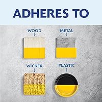 Vista 20 de Rust-Oleum Painter's Touch 1979502 - Pintura de látex, color negro brillante, 1 cuarto de galón