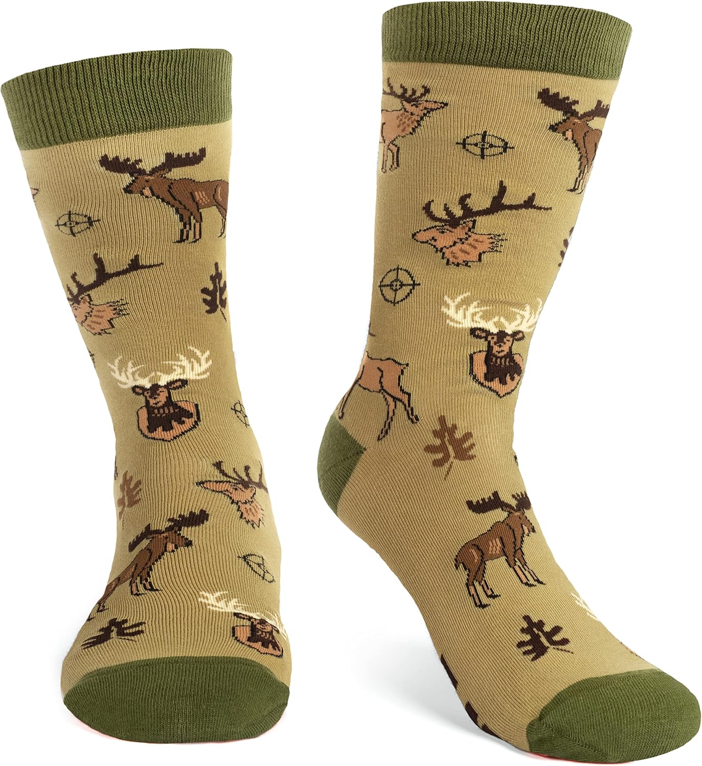 Lavley Fishing & Hunting Socks Funny Gift for Outdoor Hunters & Fishermen | Premium Cotton Blend, Super Soft, Durable, Gift for Outdoor Hunters, Funny Fishing & Hunting Socks