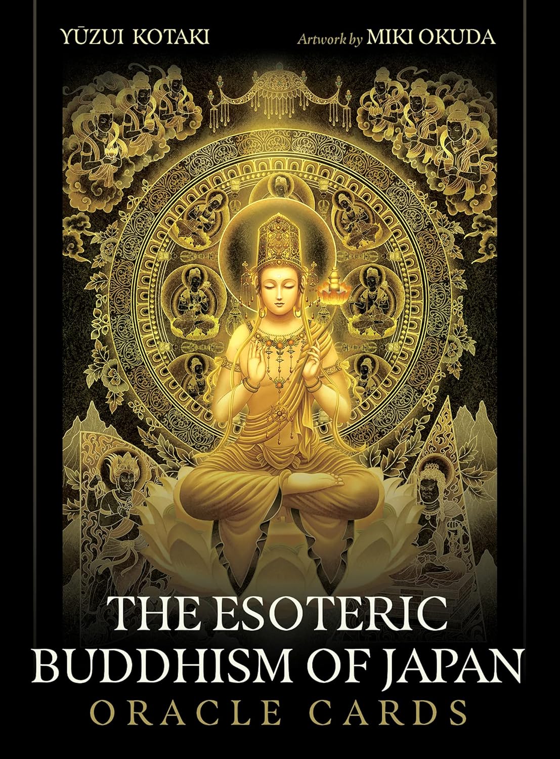 The Esoteric Buddhism of Japan Oracle Cards: 44 colour cards with gold foil and 116-page guidebook set