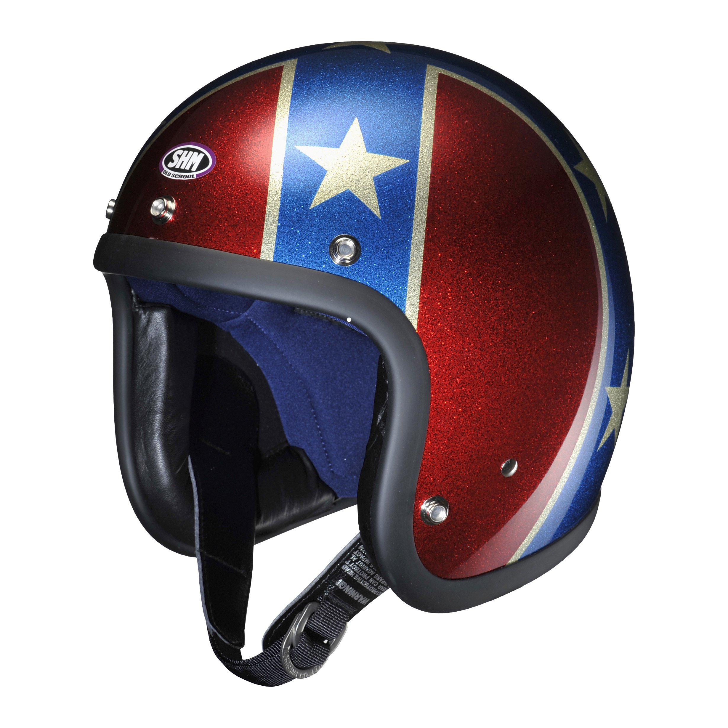 SHM OLD SCHOOL タチバナ　アメリカ国旗デザイン ジェットヘルメット Amazon | 立花(Tachibana) SHM Old School U.S.A. TRICO COLOUR [REBEL