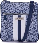Nautica Womens Lakeside Signature Jaquard North South Crossbody BagCross Body | Signature