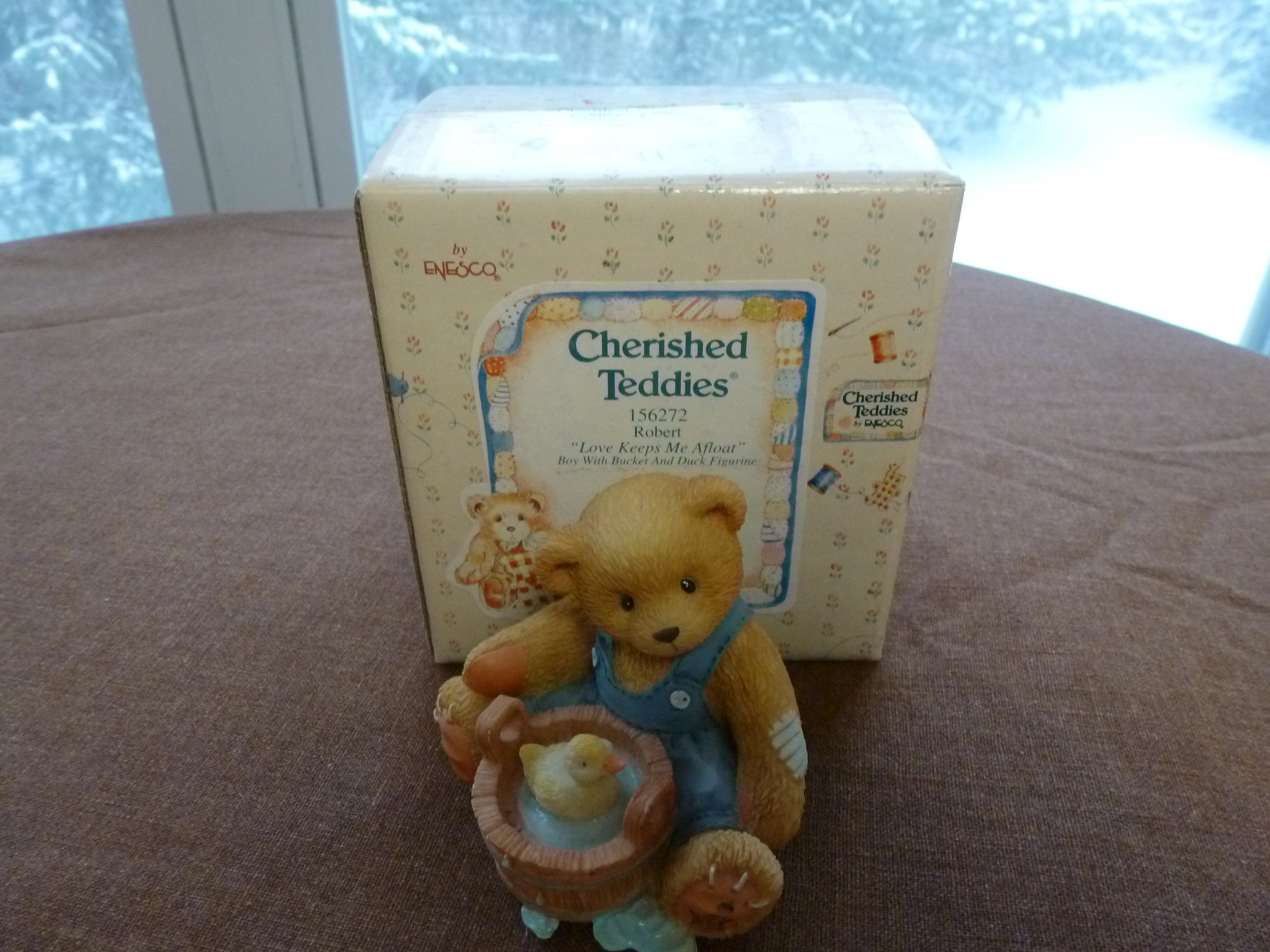 Amazon.com: Cherished Teddies Robert Classic Disney Resin Figurine