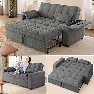 Gizoon Convertible Sofa Bed, 3-in-1 Futon Sofa Bed Queen Size, 69.2