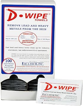 D-Wipe Towels by D-Lead, Dispenser with 100 Individually Wrapped Towels