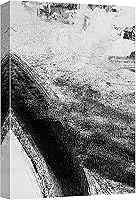 Vista 43 de wall26 Lienzo impreso para pared, pintura oscura, paisaje de trazos de paisaje de trazos abstractos de formas ilustraciones, arte moderno