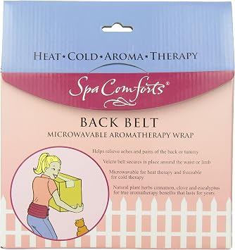 DreamTime Spa Comforts Back Belt Blue and Brown
