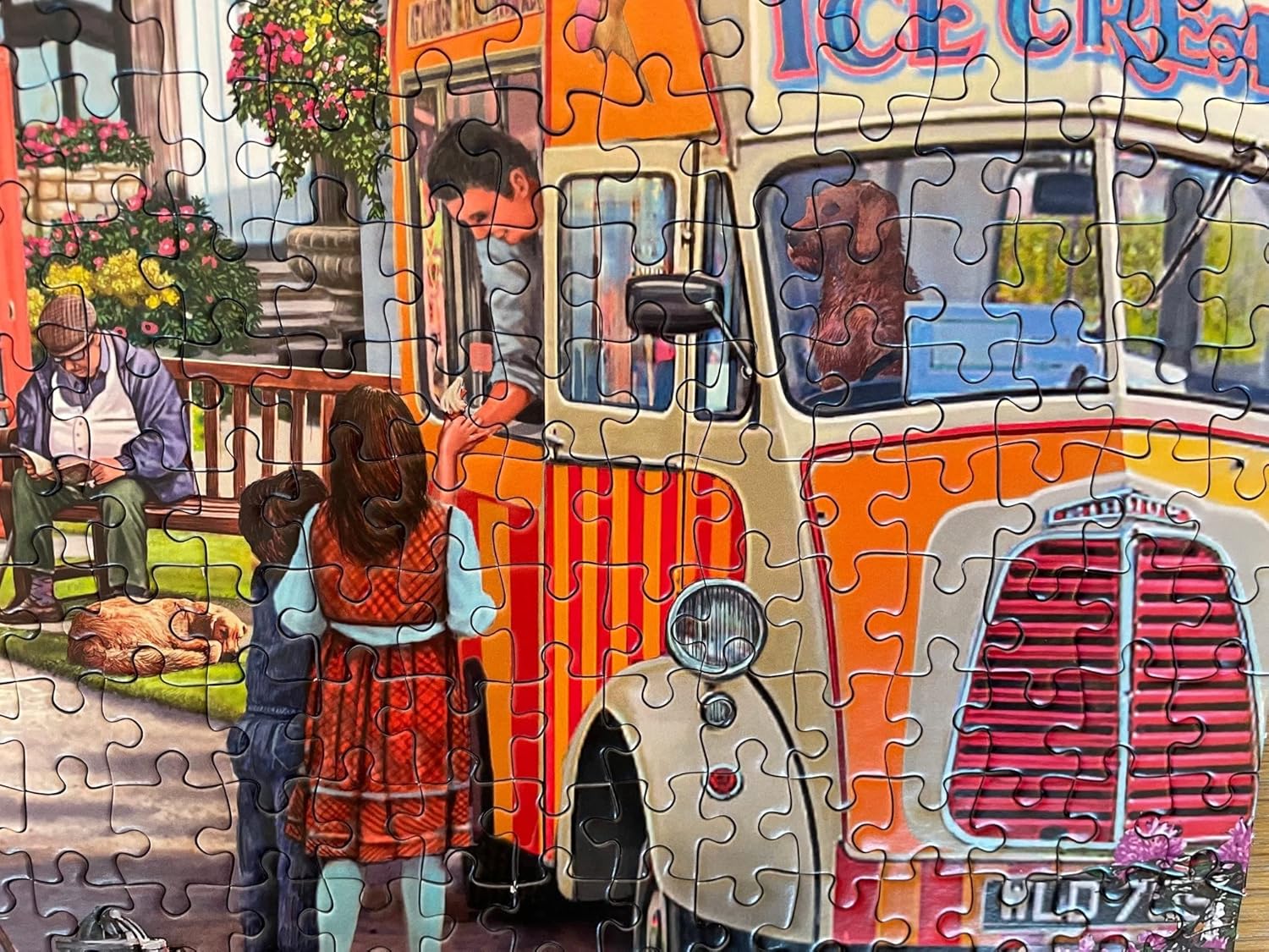 Boarding the Bus 1000 Piece Jigsaw Puzzle | Nostalgia Jigsaw Puzzle | Sustainable Puzzle for Adults | Premium 100% Recycled Board | Great Gift for Adults | Gibsons Games