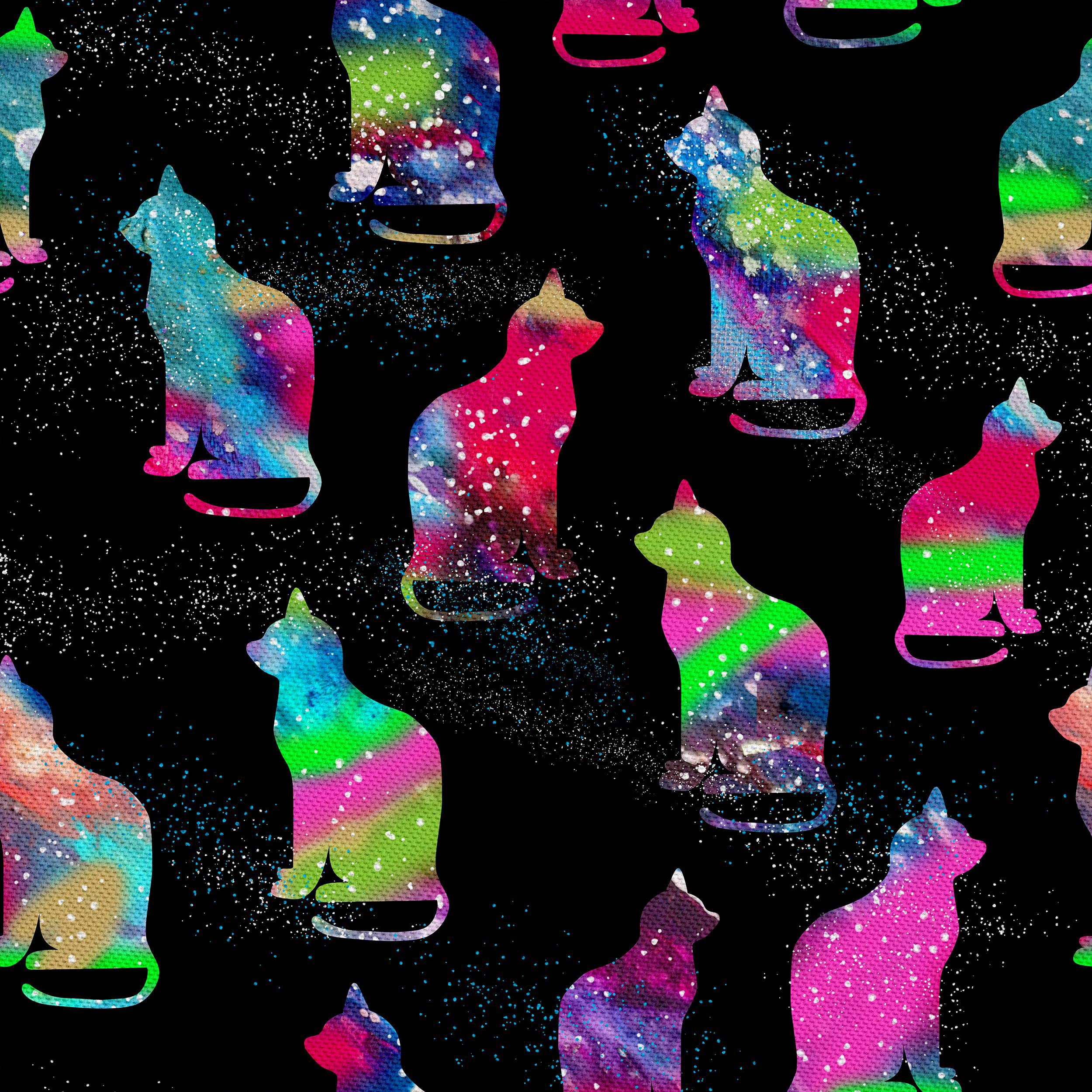 HEKO PANELS Oxford Fabric by Metre for Sewing Canvas Polyester Sewing Fabrics Decorative Material Water-Resistant Waterproof Non Transparent Cats 1 Meter 155 x 100 cm 5 x 3 ft