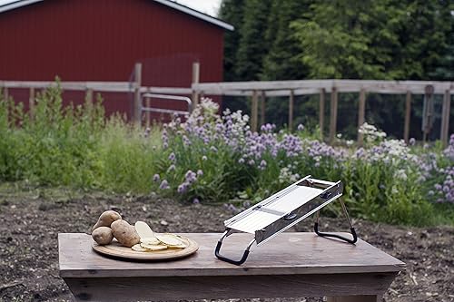 Miniatura 6 de Weston Cortadora de verduras de mandolina de acero inoxidable, plata