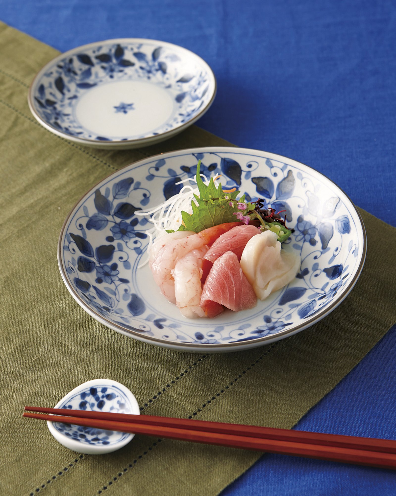 Amazon.co.jp: 古染彩華 古染UK35皿[φ12.5×2.5cm] 2ヶセット KSIUK35-2