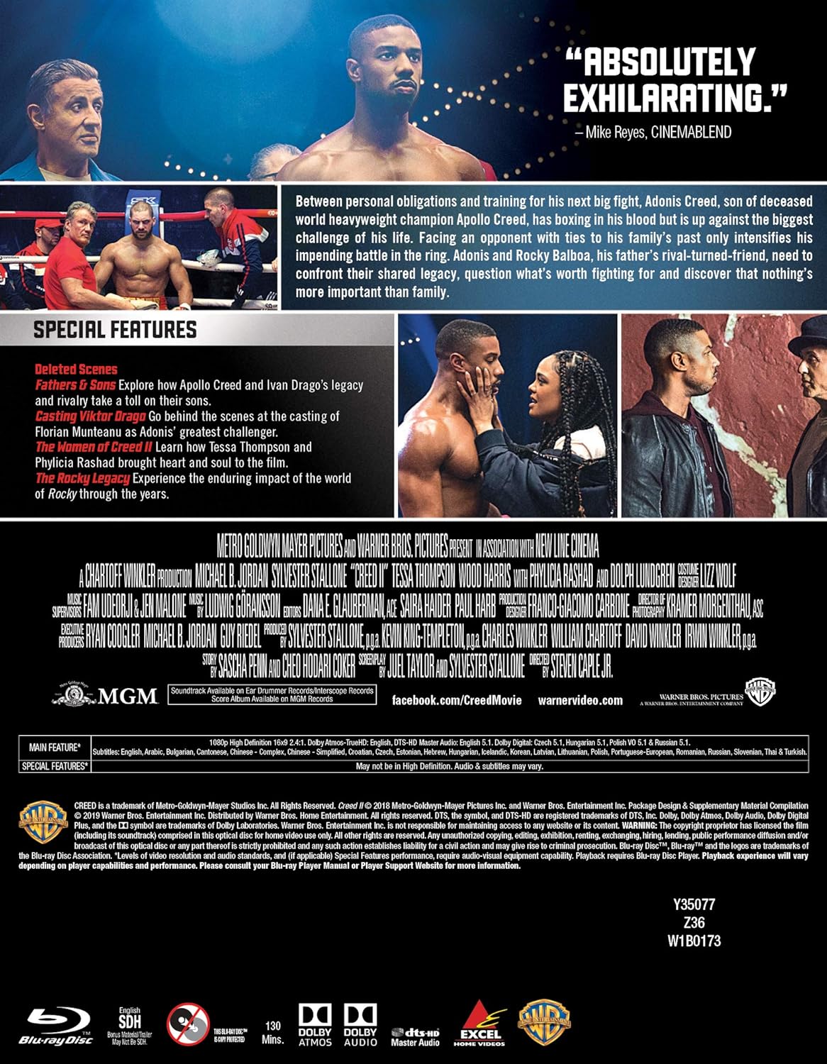 Creed II (Creed 2) (STEELBOOK) (Blu-ray) (Single Disc)
