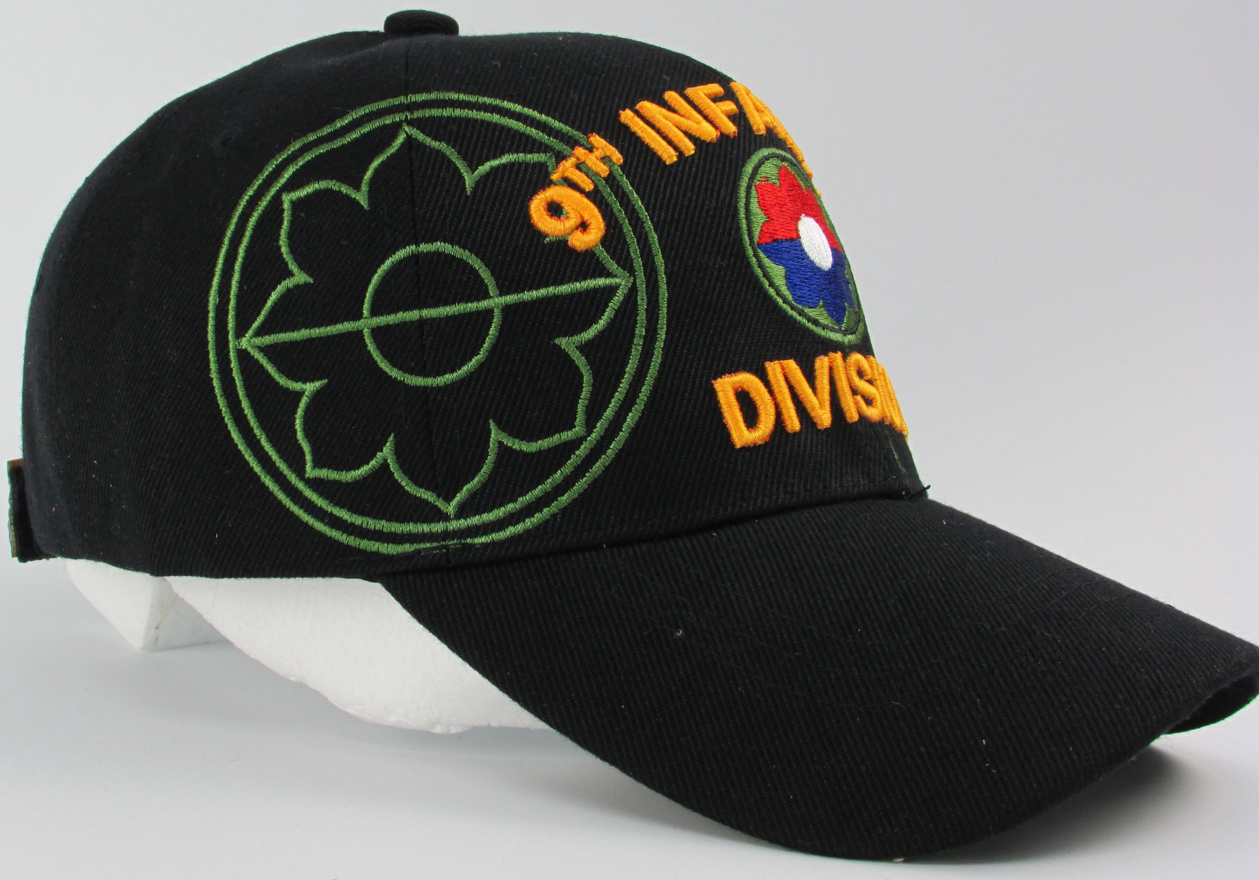 US Warriors U.S. Army 9th Infantry Division Baseball Hat One Size Black