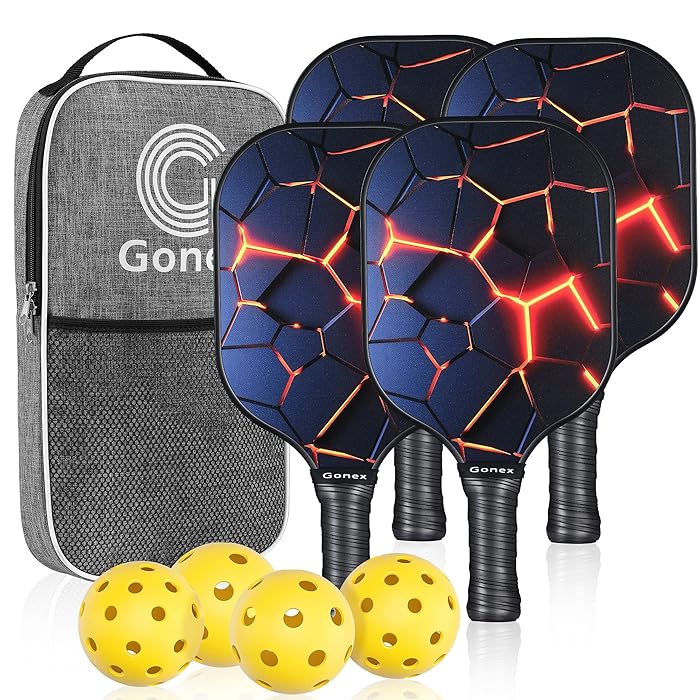 Buy Gonex Pickleball Paddles Set of 2 Graphite Pickleball Set