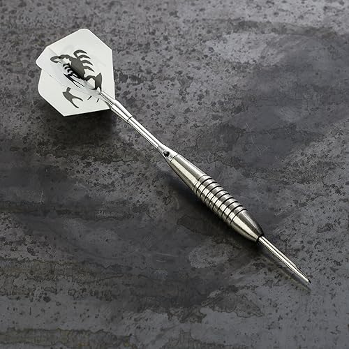 Miniatura 8 de Unicornio, juego de 600 dardos de acero recreativo con puntas, barriles, ejes, vuelos y protectores de vuelo