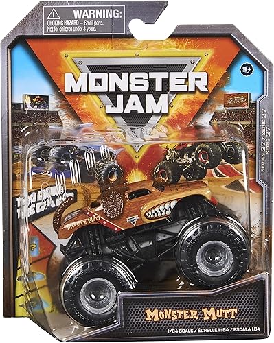 Monster Jam 2022 Spin Master 164 Diecast Truck with Bonus Accessory Retro Rebels Monster Mutt