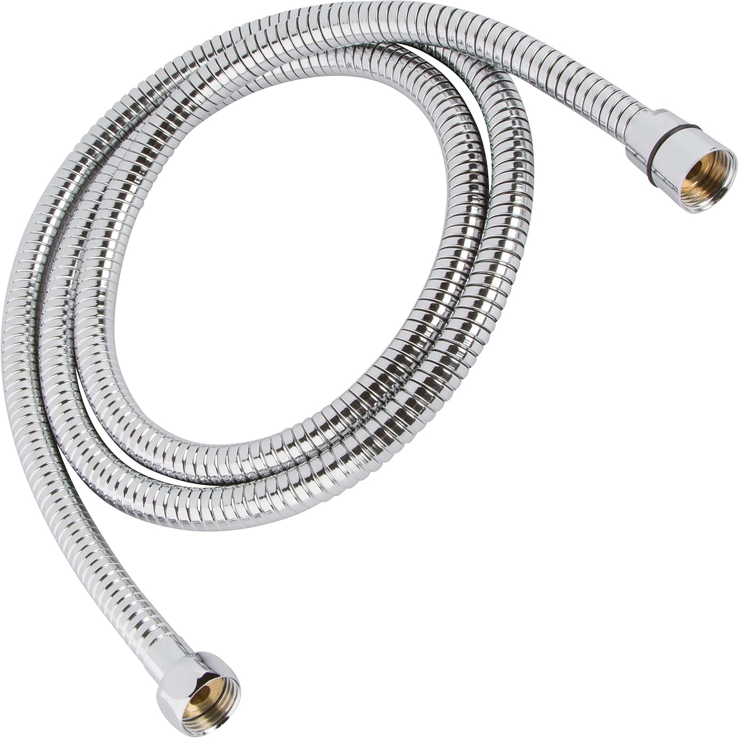 Universal 72 Inch Flexible Shower Hose - Extra Long, Stainless Steel, Double-Buckle For Handheld Showerhead - Oil-Rubbed Bronze
