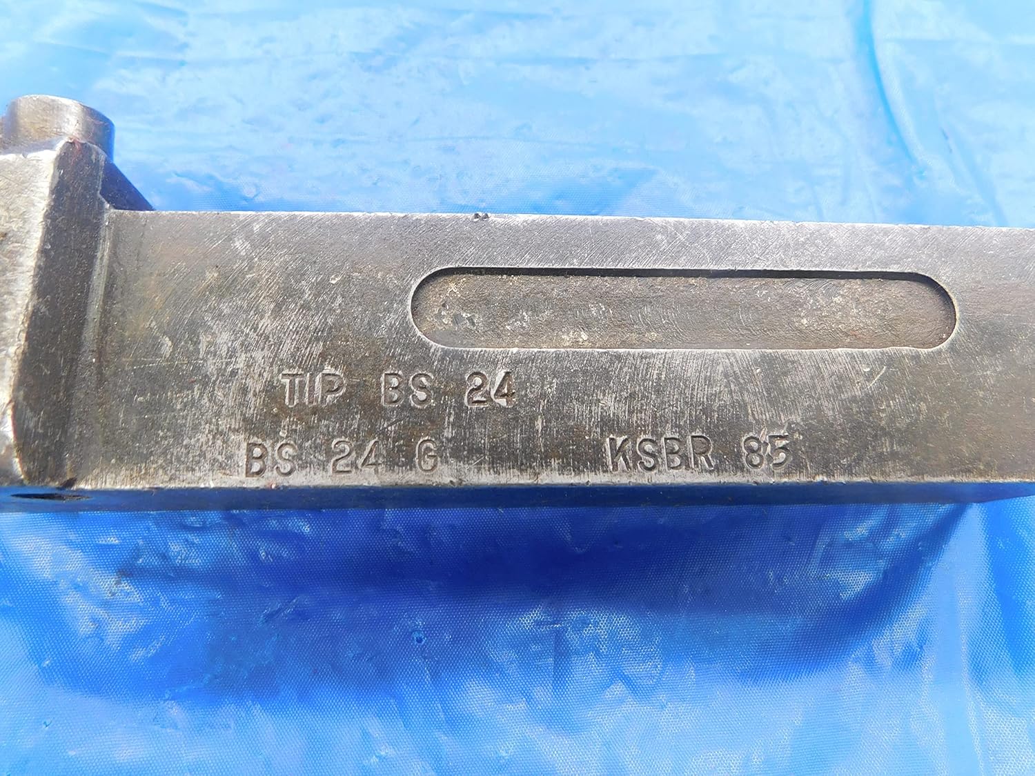 KENNAMETAL KSBR 85 Turning Tool Holder 1" X 1.25" Shank SN-4 BS 24 G 6" OAL - AS1627AW2