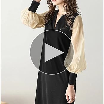 Amazon.co.jp: [Augmap] ロングワンピース レディース 長袖