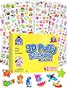 PURPLE LADYBUG 900 PCS Assorted 3D Stickers for Kids - 40 Sheets of Fun Craft and Reward Stickers Featuring Stars, Animals, Cars & More - Travel Activity & Scrapbooking