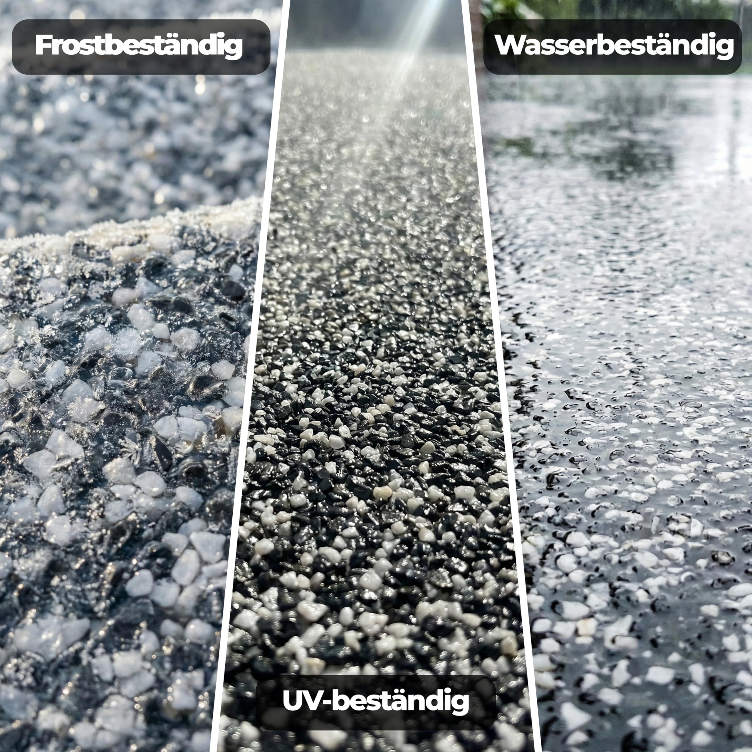 WO-WE Steinteppich Versiegelung Außen UV-Schutz Bodenversiegelung Transparent W732-1,5Kg
