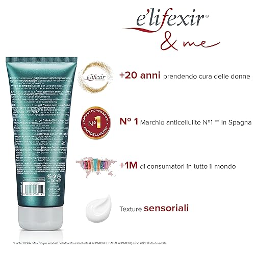 Miniatura 2 de E'LIFEXIR Nocturslim Intensive Gel Lipoescultor Nocturslim Nocturslim Night Liposculptor, 6.8 fl oz