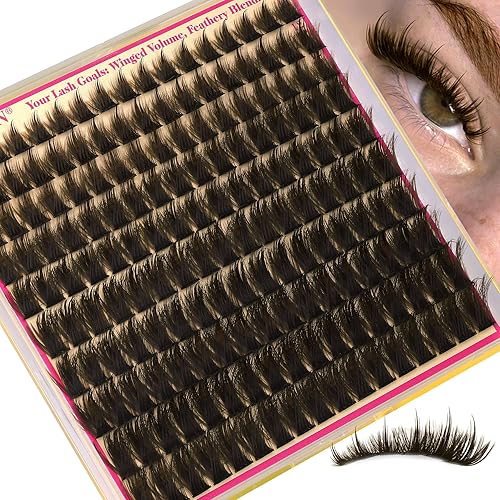 Miniatura 10 de Extensiones de racimos de pestañas voluminosas con racimos de manga puntiagudos, 300D, pestañas de 10-18 mm de grosor, extensiones de pestañas de