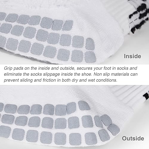 Miniatura 2 de 13 pares de calcetines de fútbol antideslizantes para hombre, almohadillas de agarre, calcetines atléticos para fútbol, baloncesto, deportes de