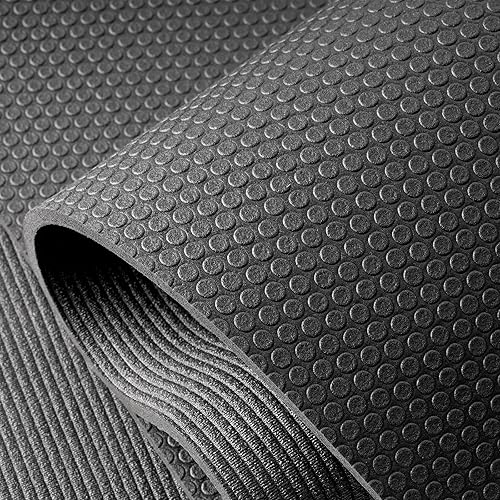 Miniatura 4 de Tapete de yoga extra grueso de 0.236 pulgadas, de alta densidad, antideslizante, antidesgarros, para yoga, pilates, fitness y entrenamiento en casa