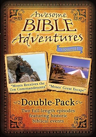 Amazon.com: Awesome Bible Adventures: Moses Receives The Ten Commandments &  Moses' Great Escape : Various: Movies & Tv