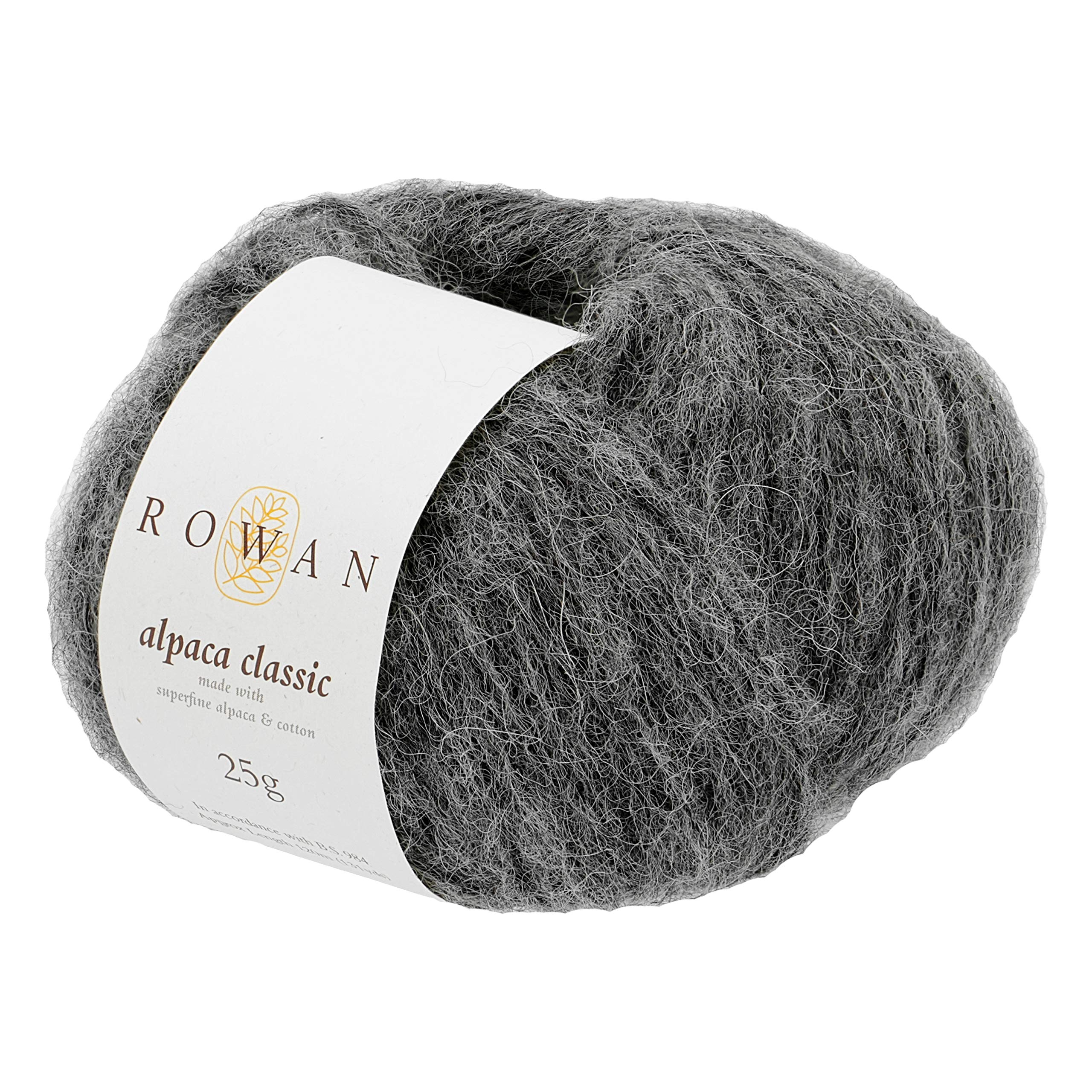 Rowan Alpaca Classic Handstrickgarn – 57% Alpaka, 43% Baumwolle, 50g, Farbe Peacock, Weich & Leicht