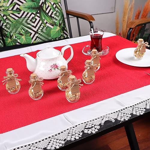 Miniatura 3 de Pack of 10 Tea Party Favors Bulk, Personalized Rustic Wedding Gift for Guest, Glass Tea Jar Thank You Gifts for Your Guest (Jasmine Tea)